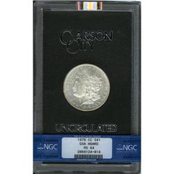 1878-CC S$1 MS64 NGC. VAM-11. A Top 100 Variety. The " 1878-CC[img border='0' src='http://www.herita