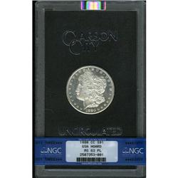 1880-CC S$1 MS63 Prooflike NGC. Ex: GSA Hoard. Encased 1880-CC[img border='0' src='http://www.herita