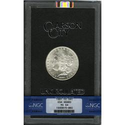 1881-CC S$1 MS64 NGC. A sharply struck example of this 1881-CC[img border='0' src='http://www.herita