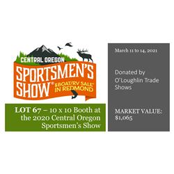 2021 Booth Donation - Central Oregon Sportsmens Show