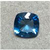 4.73cts Natural Blue Topaz Cushion Cut Gemstone