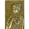 Bronze Bas Relief Wall Sculpture, Roman Water Bearer