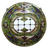 Image 2 : Tiffany-style Round Art Glass Window