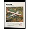 1956 Rubber Company, Enjay Butyl, Douglas DC-7 Airplane Magazine Ad