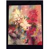 Image 2 : Mid-century Abstract-style Floral Still Life, Studio Wrap Oil Painting