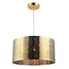 Image 2 : Mid-Century Modern Retro-Style Gold Pendant Light