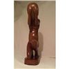 Image 2 : Vintage Mid Century Wood Carving, Despair, Figurative Nude