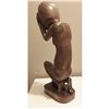 Image 4 : Vintage Mid Century Wood Carving, Despair, Figurative Nude