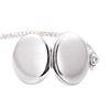Image 3 : Vintage-style Silver Metal Quartz Pocket Watch