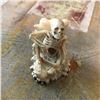 Image 1 : Resting Skeleton Shed Antler Carving