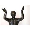 Image 2 : c1900 Large Signed Bronze Figure of the Berlin Adorante