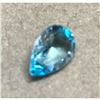 Image 4 : 3.4ct Blue Pear Cut BiancoÂ® Lab Created Diamond