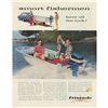 Image 1 : 1957 Evinrude Boat Motors Fishing Ad