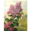 Image 1 : 1920's Lilac Color Lithograph Print