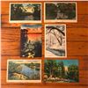 Image 1 : Set of 6 Vintage Circa Early 1900's Camping Travel Postcards