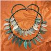 Image 1 : Spectacular Carved Aventurine Fall Leaves Gemstone Necklace