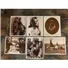 Image 1 : Set of Sepia Tone Photo Prints, Native American Indians, Wild West