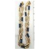 Image 2 : Vintage Designer GIVENCHY Lapis Logo Necklace
