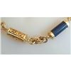 Image 3 : Vintage Designer GIVENCHY Lapis Logo Necklace