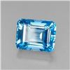 Image 1 : 8.43ct Octagon Facet Swiss Blue Topaz