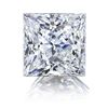 Image 1 : 3ct Princess Cut Lab-created BiancoÂ® Diamond