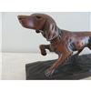 Image 2 : Vintage Handcarved Wood Hunting Dog Sculpture