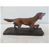 Image 4 : Vintage Handcarved Wood Hunting Dog Sculpture