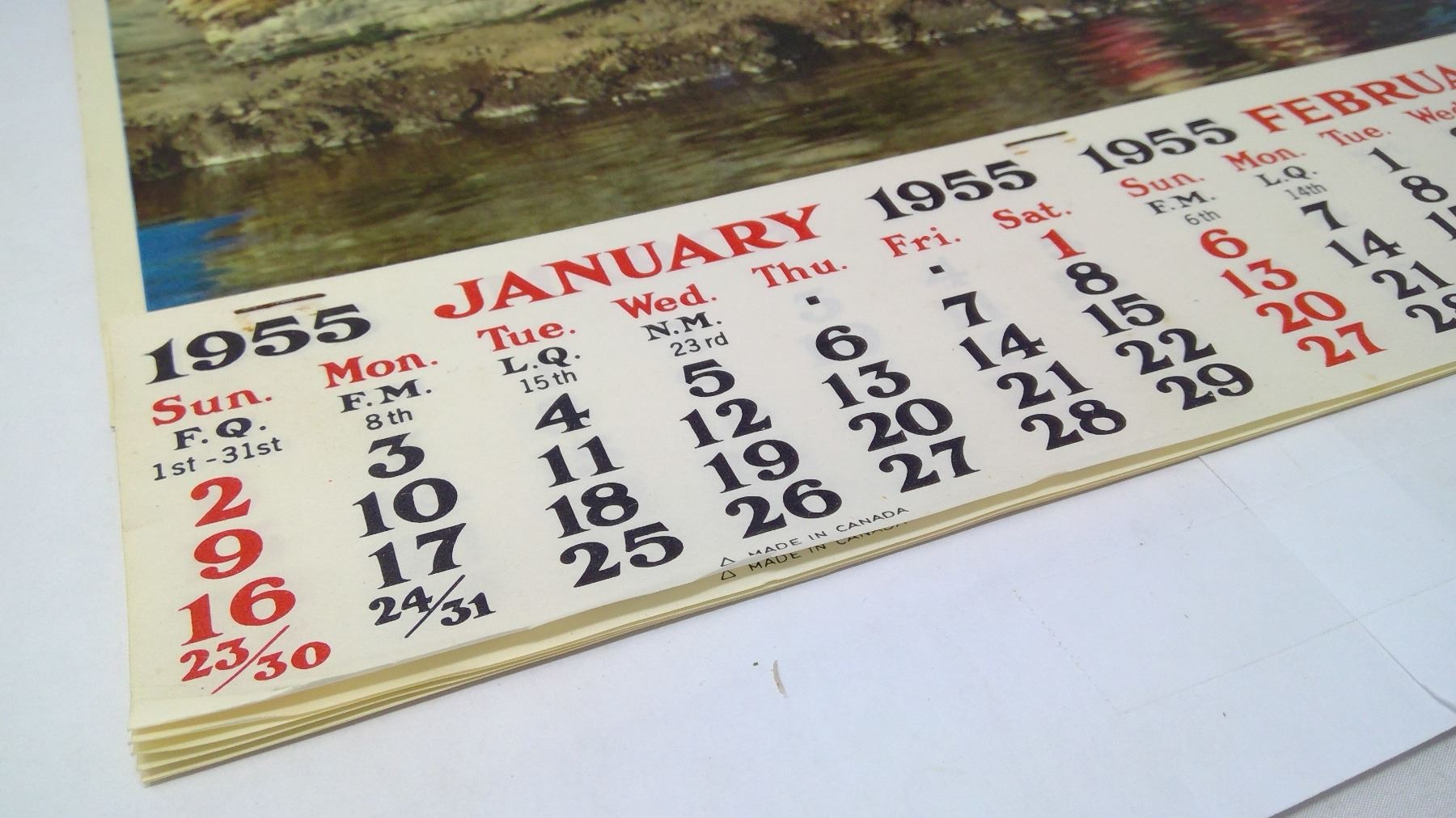 ROCHESTER FARM EQUIPMENT CALENDAR 1955 rochester-farm-equipment-calendar-1955