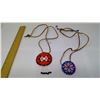 Image 1 : REGALIA - BEAD AND LEATHER MEDALLIONS