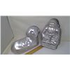 Image 1 : SANTA AND EASTER LAMB CAKE MOLDS