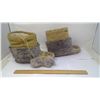 Image 2 : PAIR OF WINTERIZED MUKLUKS (SOLE MEASURES 10.5" HEEL TO TOE)