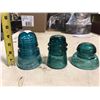 Image 3 : 12 INSULATORS - MISCELLANEOUS SIZES