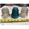 Image 4 : 12 INSULATORS - MISCELLANEOUS SIZES