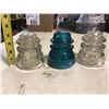 Image 5 : 12 INSULATORS - MISCELLANEOUS SIZES