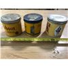 Image 3 : 3 TOBACCO TINS