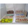 9 LICENSE PLATES