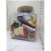 JAR OF COLLECTIBLES