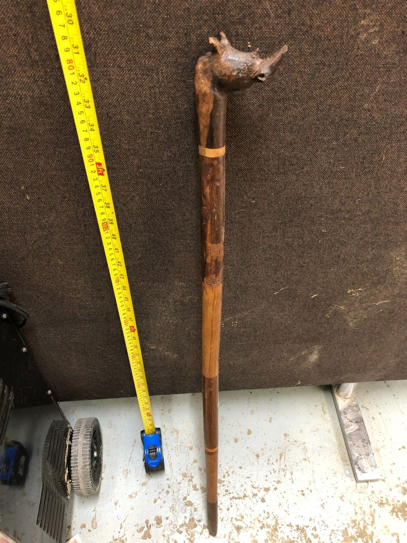 CARVED WALKING STICK Schmalz Auctions