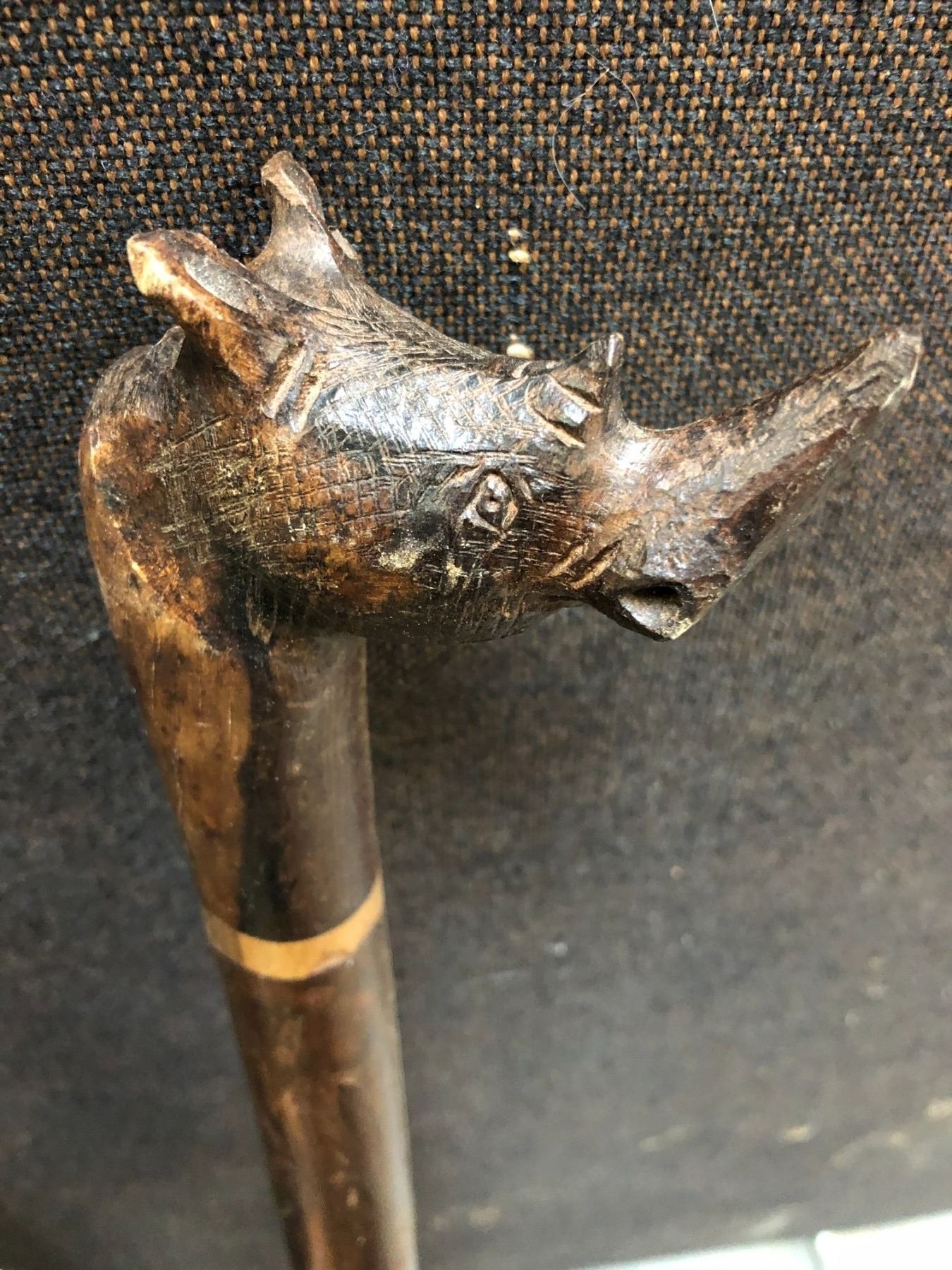 CARVED WALKING STICK Schmalz Auctions
