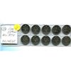 Image 1 : 10X 50 CENT COINS ALL 1974