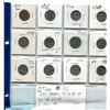 Image 1 : SET OF 12 5 CENT COINS 1944-46/48/49/51/53/55/59/2X 1992/'98
