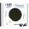 Image 1 : 1859 LARGE CDN PENNY COIN