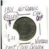 Image 1 : 1901 QUEEN VICTORIA ALLOY ONCE CENT COIN