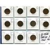 Image 1 : SET OF 11 LARGE CDN PENNIES - 1902/06/07/1910/12-16/18/19