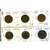 Image 1 : SET OF 6 LARGE CDN PENNY 1912, 1918, 2X 1919