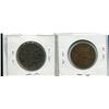 Image 2 : 2X 1800'S COINS - PENNY TOKEN - SUCCESS TO FISHING - BANK OF MANITOBA