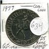 Image 1 : 1977 COMM. COIN 25 YEAR REIGN