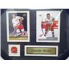 Image 2 : GORDIE HOWE FRAMED CARDS