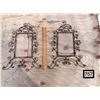 Image 1 : 2 VINTAGE BENT WIRE PICTURE FRAMES