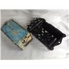 Image 2 : CAST IRON MATCHBOX HOLDER (1970'S) & VINTAGE TIN HOLDER